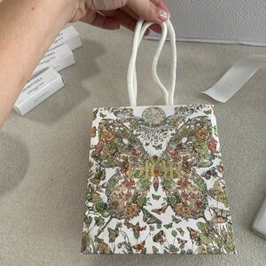 Small limited edition butterfly Dior shopping bag